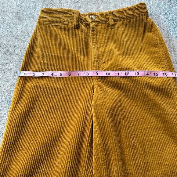 Madewell Slim Emmett Wide Leg Pant Egyptian Gold size 25. Excellent condition. - Picture 9 of 14